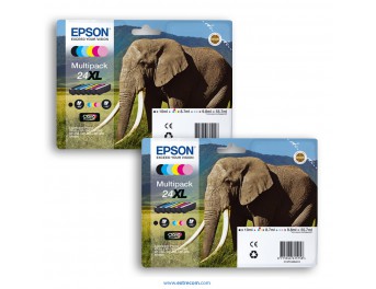 Epson 24 XL 2x pack 6 colores original