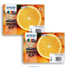 Epson 33 2x pack 6 colores original