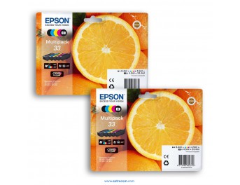 Epson 33 2x pack 5 colores original