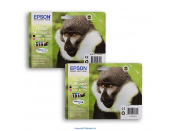 Epson T0895 2x pack 4 colores original