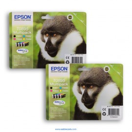 Epson T0895 2x pack 4 colores origina