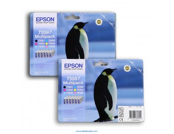 Epson T5597 2x pack original 6 colores