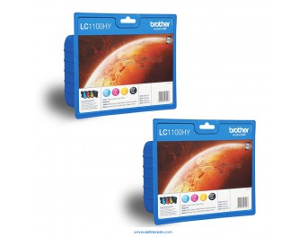 Brother LC1100HYVALBP 2x pack 4 colores original