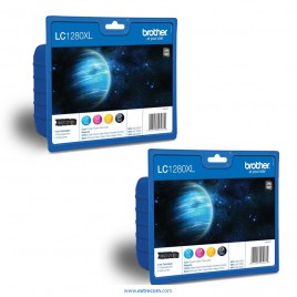 Brother LC1280XLVALPB 2x pack 4 colores original