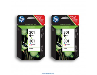 HP 301 2x pack 2 unidades original
