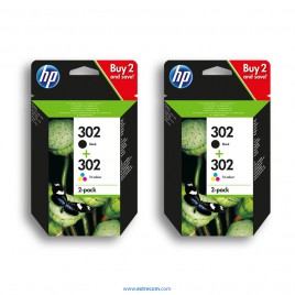 HP 302 2x pack 2 unidades original