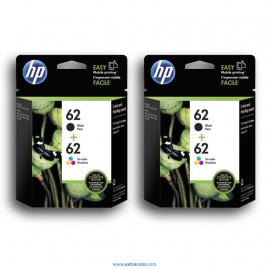 HP 62 2x pack 2 unidades original