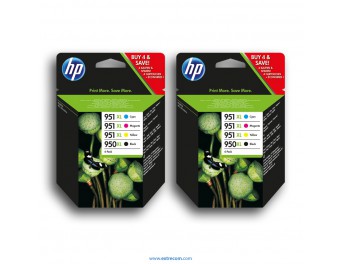 HP 950/951 XL 2x pack 4 colores original