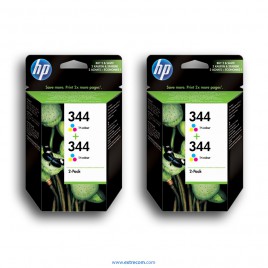 HP 344 2x pack 2 unidades color original