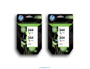 HP 344 2x pack 2 unidades color original