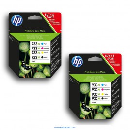 HP 932/933 XL 2x pack 4 colores original