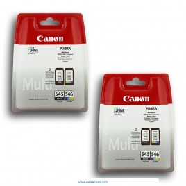 Canon 545/546 2x pack 2 cartuchos original