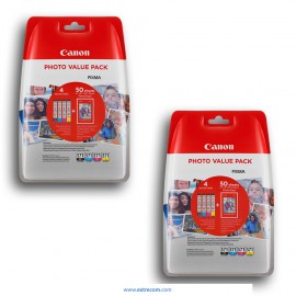 Canon CLI571 2x pack photo value 4 unidades original
