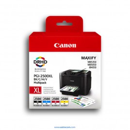 Canon PGI-2500 XL pack 4 colores original