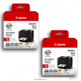 Canon PGI-2500 2x pack 4 unidades original