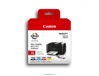 Canon PGI-1500 XL pack 4 unidades original