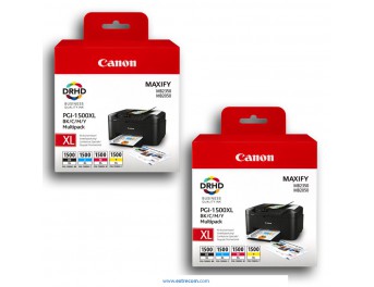 Canon PGI-1500 XL 2x pack 4 unidades original