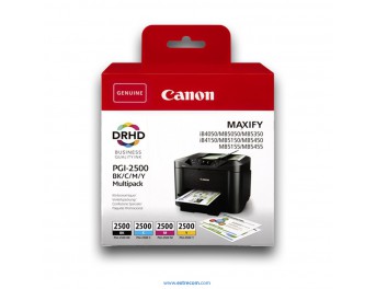 Canon PGI-2500 pack 4 colores original