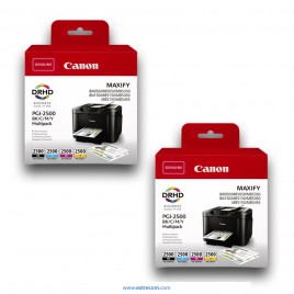 Canon PGI-2500 2x pack 4 unidades original