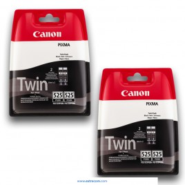 Canon PGI-525BK 2x pack 2 unidades negro original