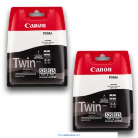 Canon PGI-525BK 2x pack 2 unidades negro original