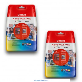Canon CLI-526 2x pack photo value 4 colores original
