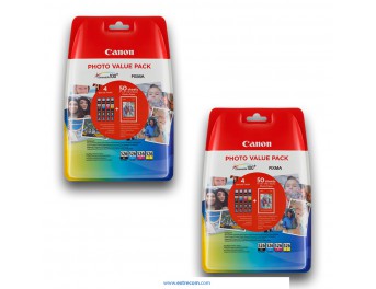 Canon CLI-526 2x pack photo value 4 colores original