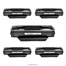 HP 06A pack 5 unidades negro compatible