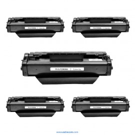 HP 06A pack 5 unidades negro compatible