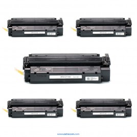 pack 5 tóner compatible para hp 15a