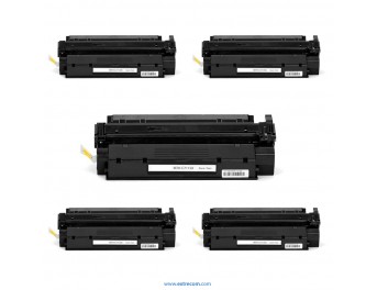 HP 15X pack 5 unidades negro compatible