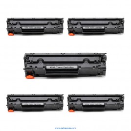 pack 2 tóner compatible para hp 35a