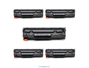 pack 2 tóner compatible para hp 35a