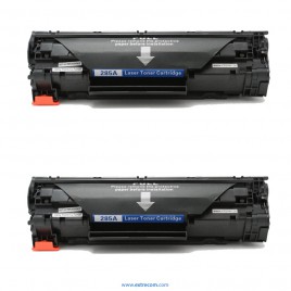 HP 85A pack 2 unidades negro compatible