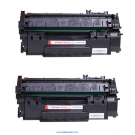 HP 53A pack 2 unidades negro compatible