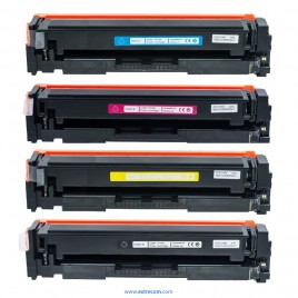 HP 201X pack 4 unidades compatible