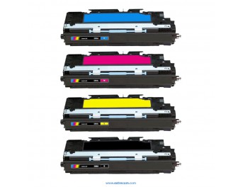 pack 4 tóner compatible para hp 308a + 309a