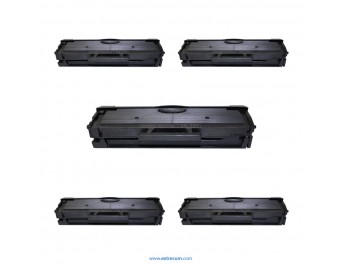 Samsung 101 pack 5 unidades negro compatible