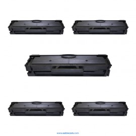 Samsung 101 pack 5 unidades negro compatible