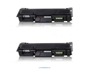 Samsung 116 pack 2 unidades negro compatible