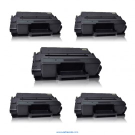 Samsung 203 pack 5 unidades negro compatible
