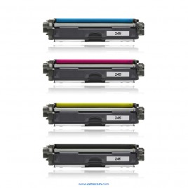 Brother TN-241/245 pack 4 colores compatible