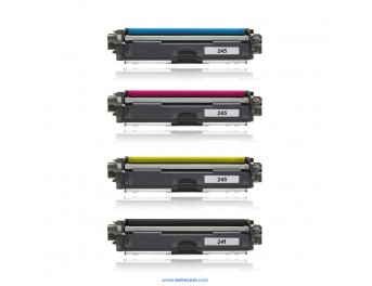 Brother TN-241/245 pack 4 colores compatible