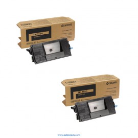 Kyocera TK-3160 pack 2 negro original