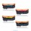 pack 4 tóner compatible para hp 504a