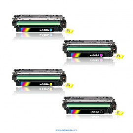 HP 648A+ 647A pack 4 unidades compatible