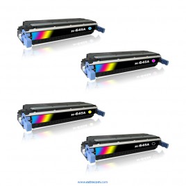 HP 645A pack 4 colores compatible