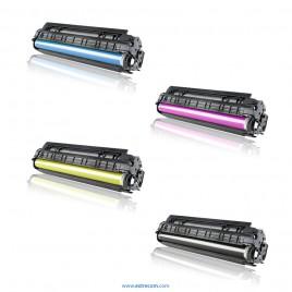 pack 4 tóner compatible para hp 646a