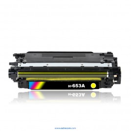 HP 653A amarillo compatible
