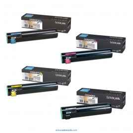 Lexmark C930H2 pack 4 colores original